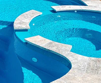 Crystal Blue pool colour from Leisure Pools